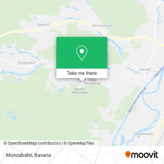 Карта Monzabahn