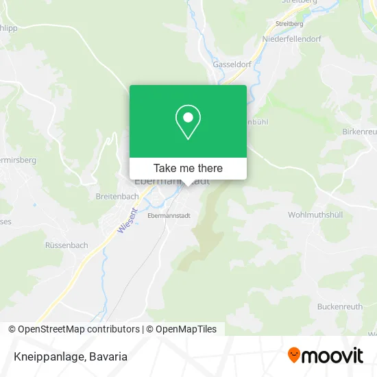 Карта Kneippanlage