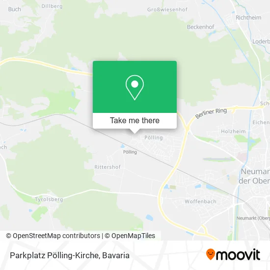 Карта Parkplatz Pölling-Kirche