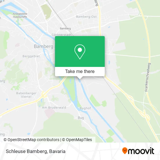 Карта Schleuse Bamberg