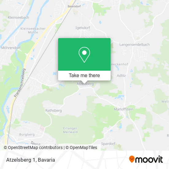 Карта Atzelsberg 1