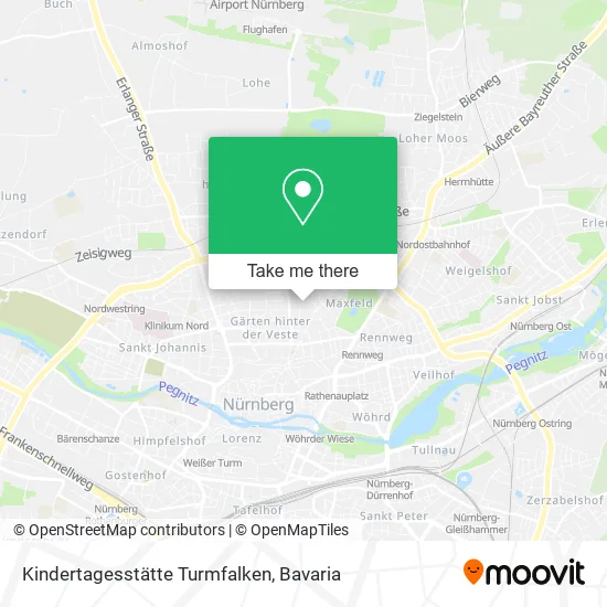 Карта Kindertagesstätte Turmfalken