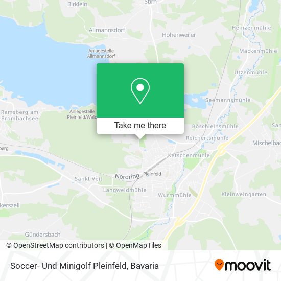 Soccer- Und Minigolf Pleinfeld map