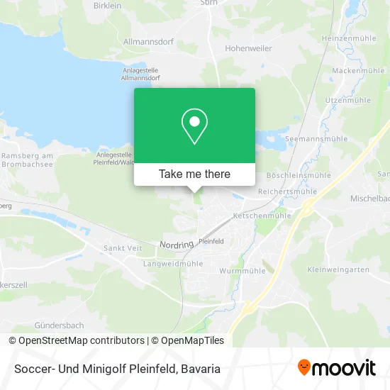 Карта Soccer- Und Minigolf Pleinfeld