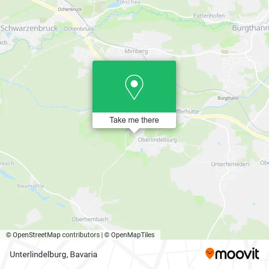 Карта Unterlindelburg