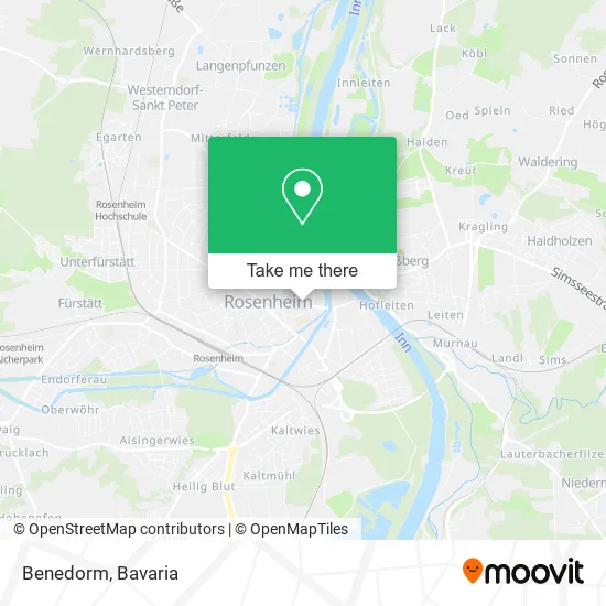 Карта Benedorm