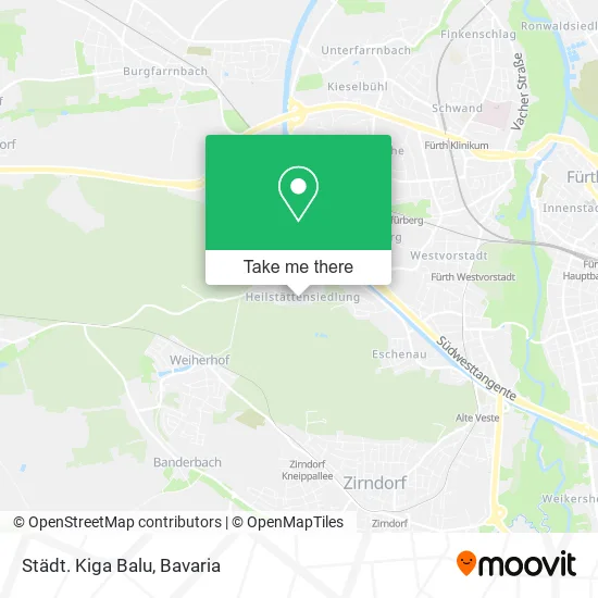 Карта Städt. Kiga Balu