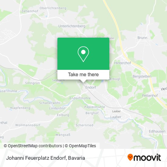 Johanni Feuerplatz Endorf map