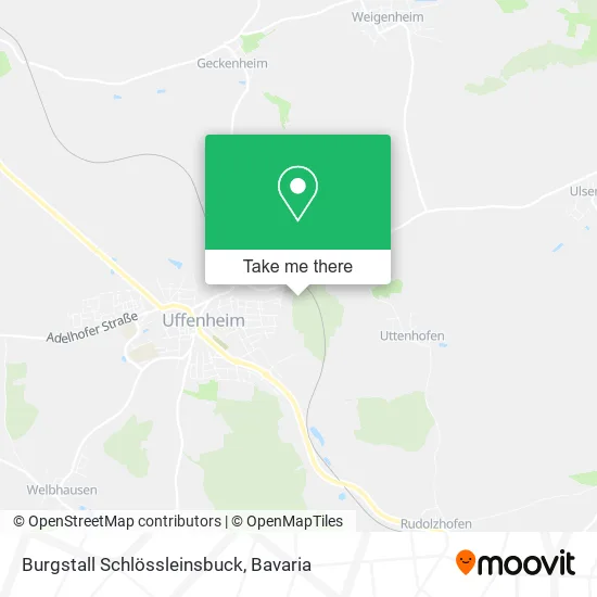 Burgstall Schlössleinsbuck map