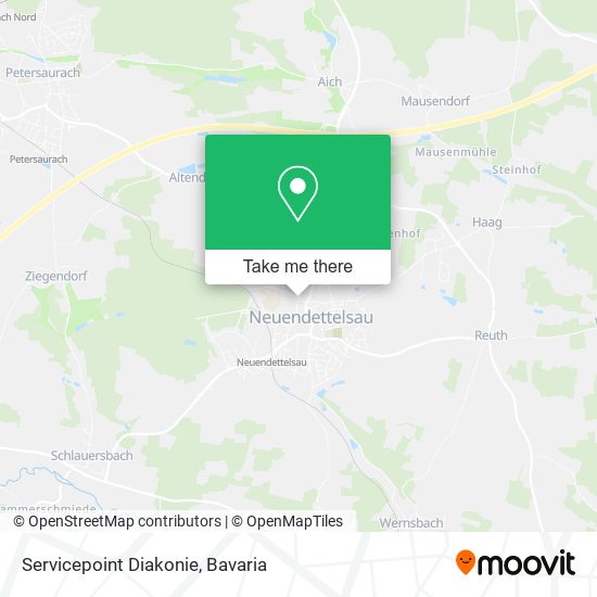 Карта Servicepoint Diakonie