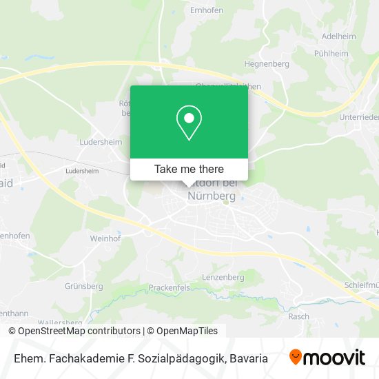 Ehem. Fachakademie F. Sozialpädagogik map