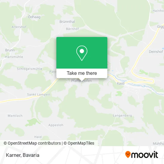 Карта Karner