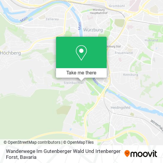 Wanderwege Im Gutenberger Wald Und Irtenberger Forst map