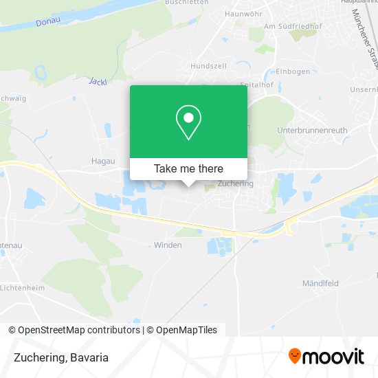 Карта Zuchering