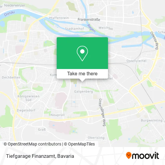 Карта Tiefgarage Finanzamt