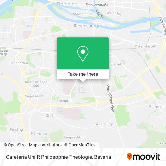Cafeteria Uni-R Philosophie-Theologie map