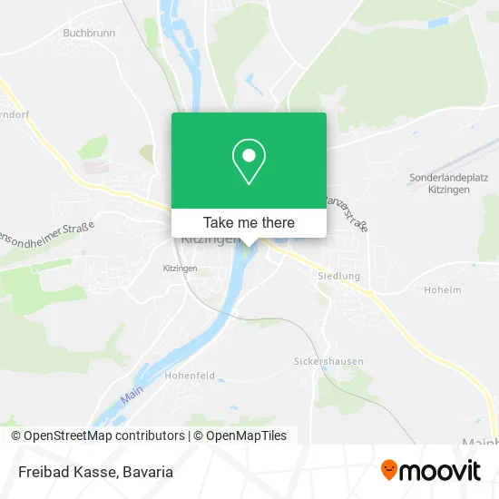 Карта Freibad Kasse