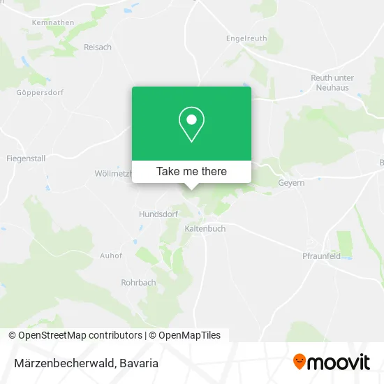Карта Märzenbecherwald