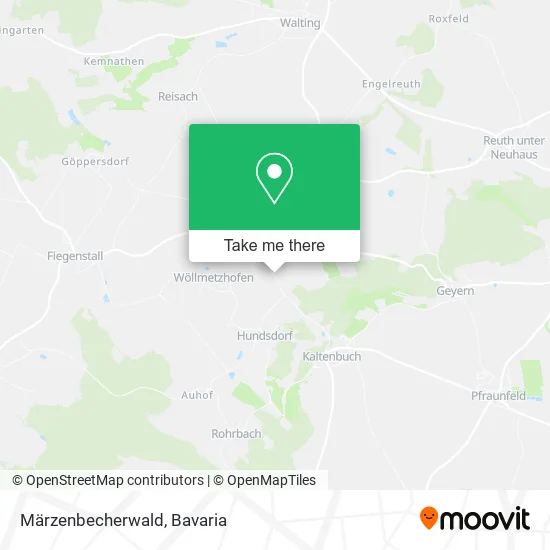 Карта Märzenbecherwald