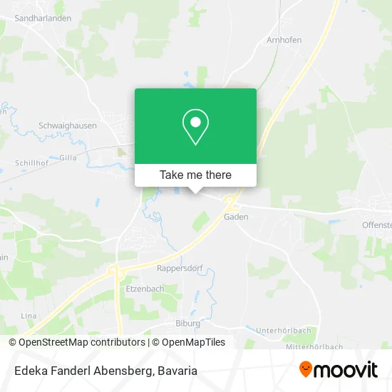 Карта Edeka Fanderl Abensberg