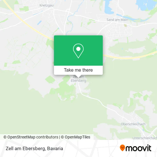 Карта Zell am Ebersberg