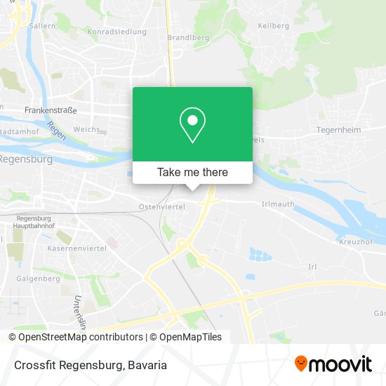 Crossfit Regensburg map