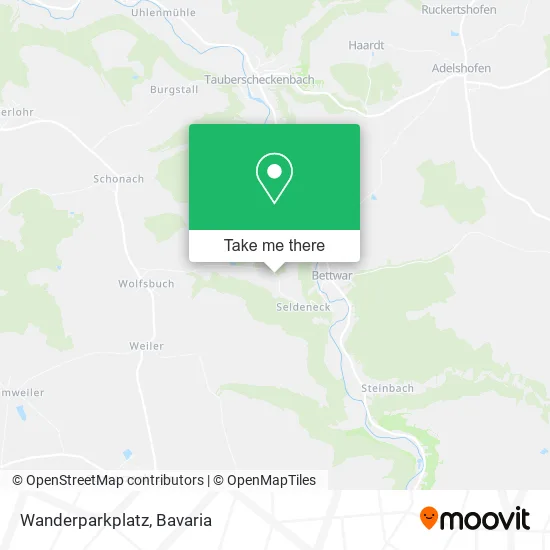 Карта Wanderparkplatz