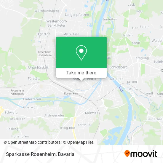 Sparkasse Rosenheim map