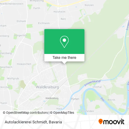 Карта Autolackiererei Schmidt