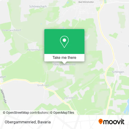 Карта Obergammenried