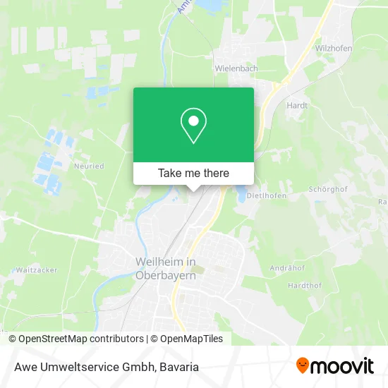 Карта Awe Umweltservice Gmbh