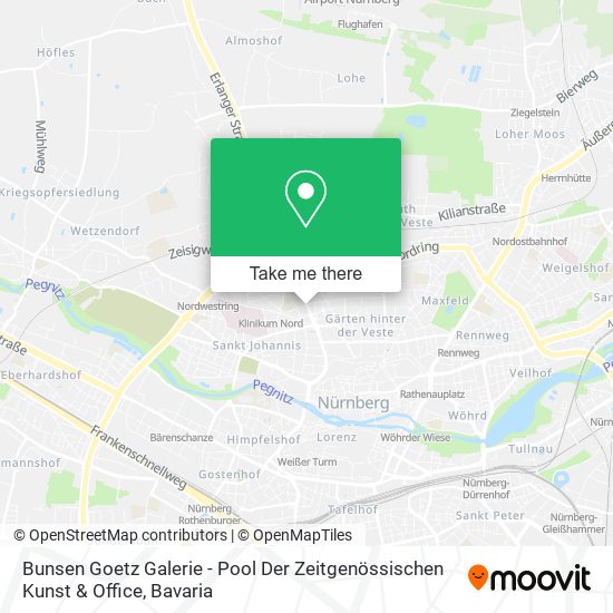 Bunsen Goetz Galerie - Pool Der Zeitgenössischen Kunst & Office map