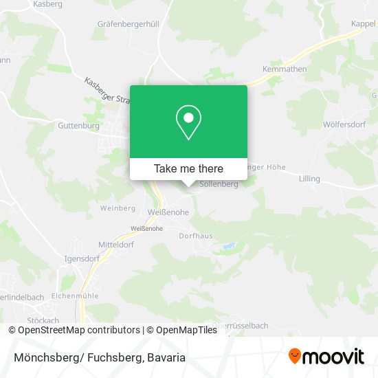 Mönchsberg/ Fuchsberg map