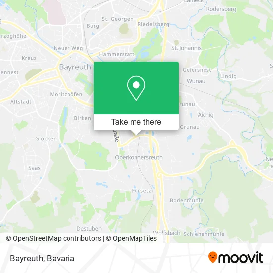 Карта Bayreuth
