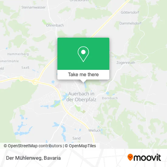 Карта Der Mühlenweg