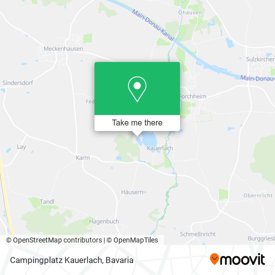 Карта Campingplatz Kauerlach