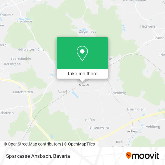 Sparkasse Ansbach map
