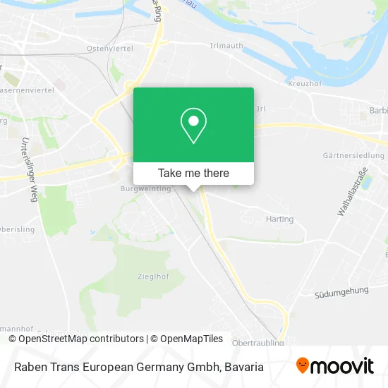 Raben Trans European Germany Gmbh map