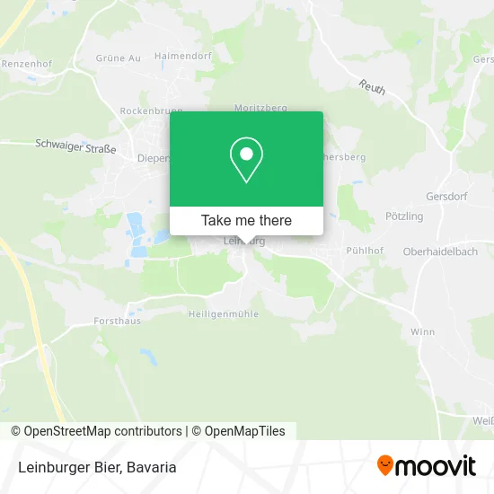 Карта Leinburger Bier