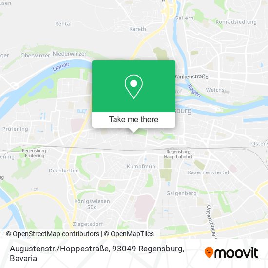 Augustenstr. / Hoppestraße, 93049 Regensburg map