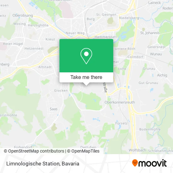 Карта Limnologische Station