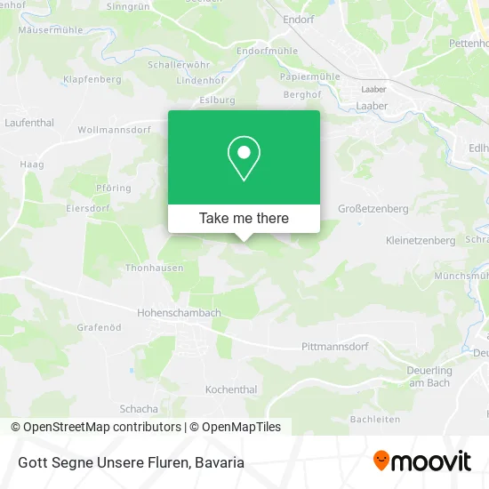 Карта Gott Segne Unsere Fluren
