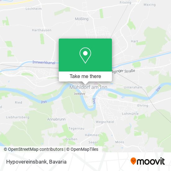 Hypovereinsbank map