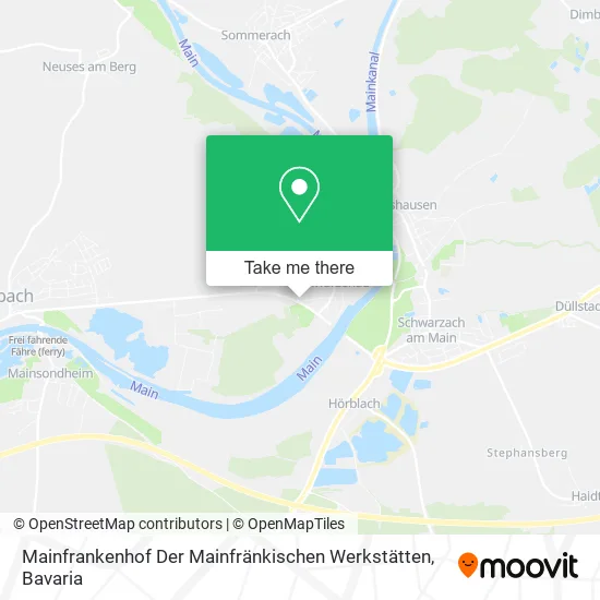 Карта Mainfrankenhof Der Mainfränkischen Werkstätten