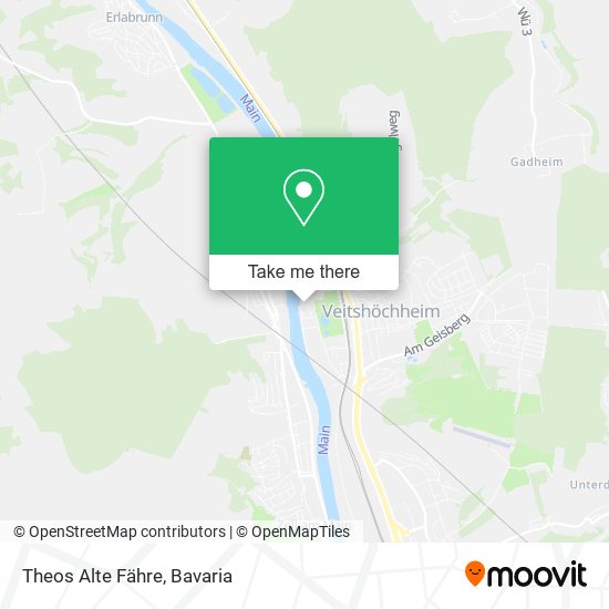 Theos Alte Fähre map