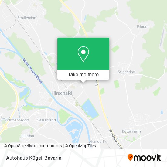 Autohaus Kügel map