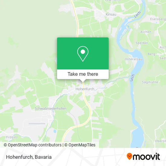 Карта Hohenfurch