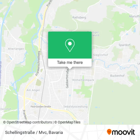 Карта Schellingstraße / Mvc