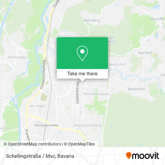 Карта Schellingstraße / Mvc