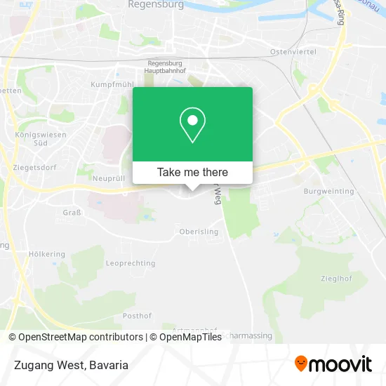 Карта Zugang West